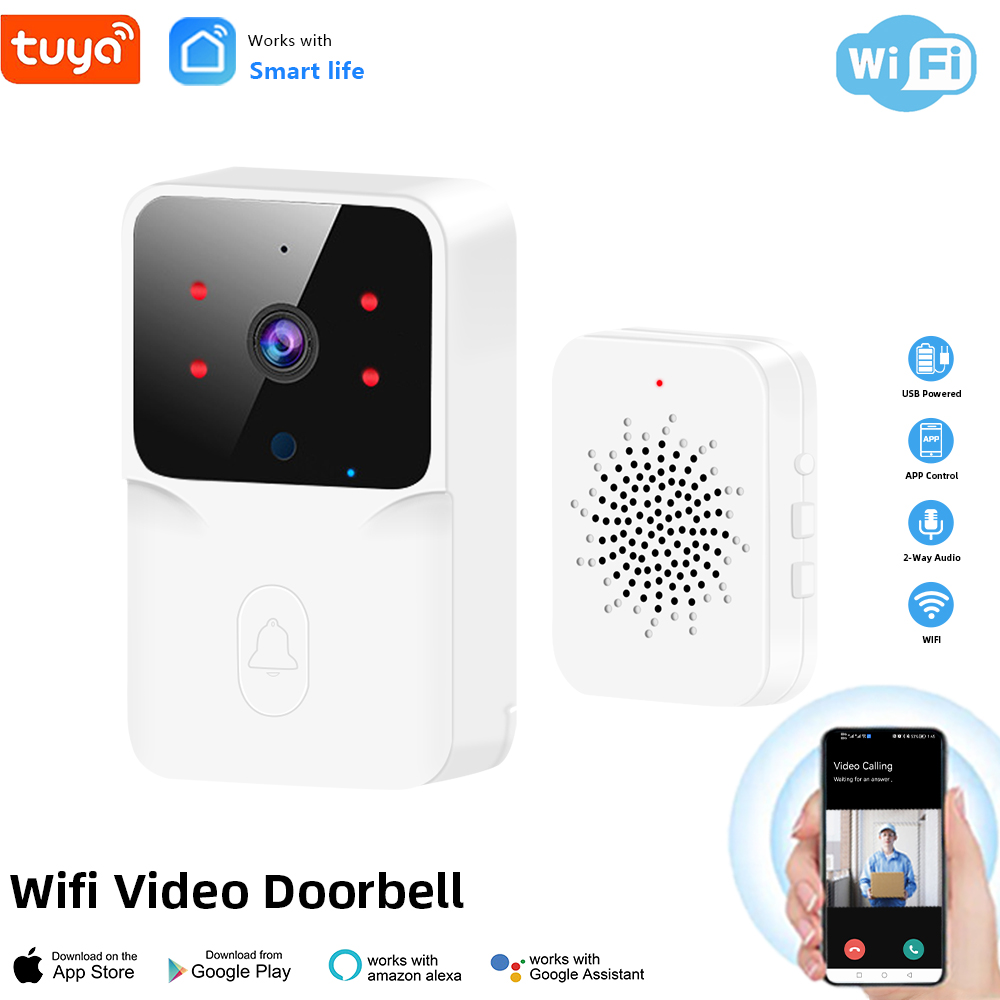 Tuya WiFi 비디오 초인종 무선 HD 카메라 IR - Home Security Front Door Camera 리뷰 및 가격