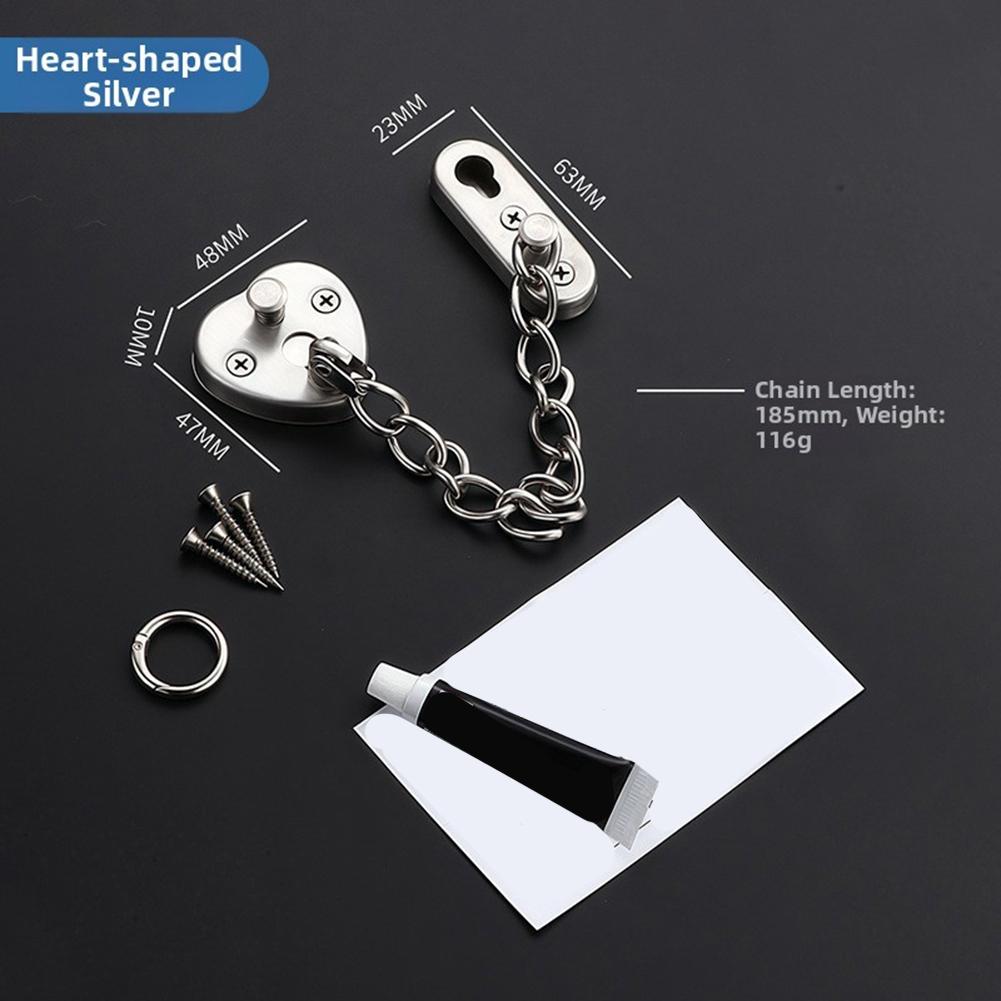 스테인리스 스틸 도어 체인 잠금장치, 호텔 객실 및 가 - Home Security Door Reinforcement Lock 리뷰 및 가격
