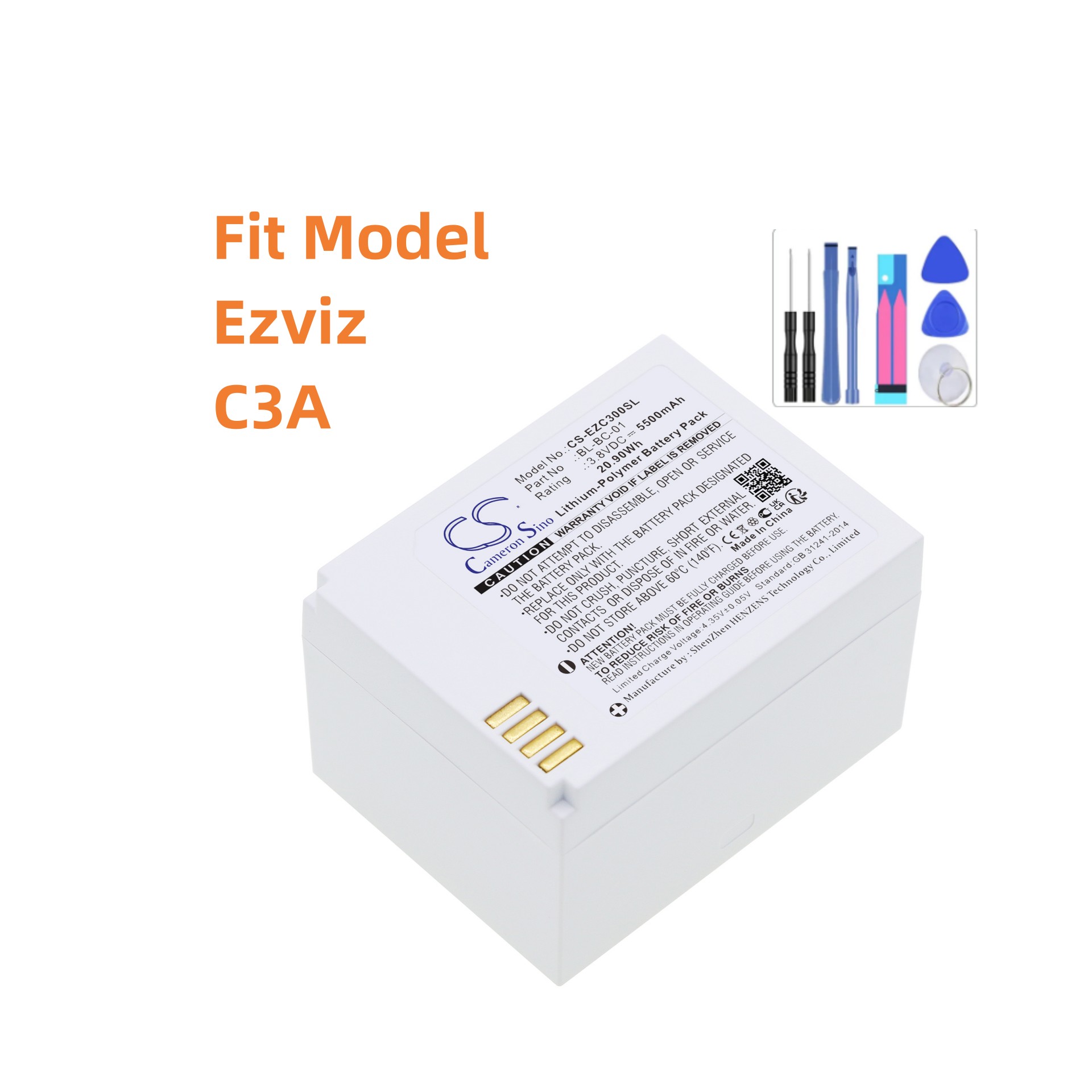 Ezviz용 교체 배터리:BL-BC-01,C3A,홈 보 - Home Security Battery Replacement 리뷰 및 가격