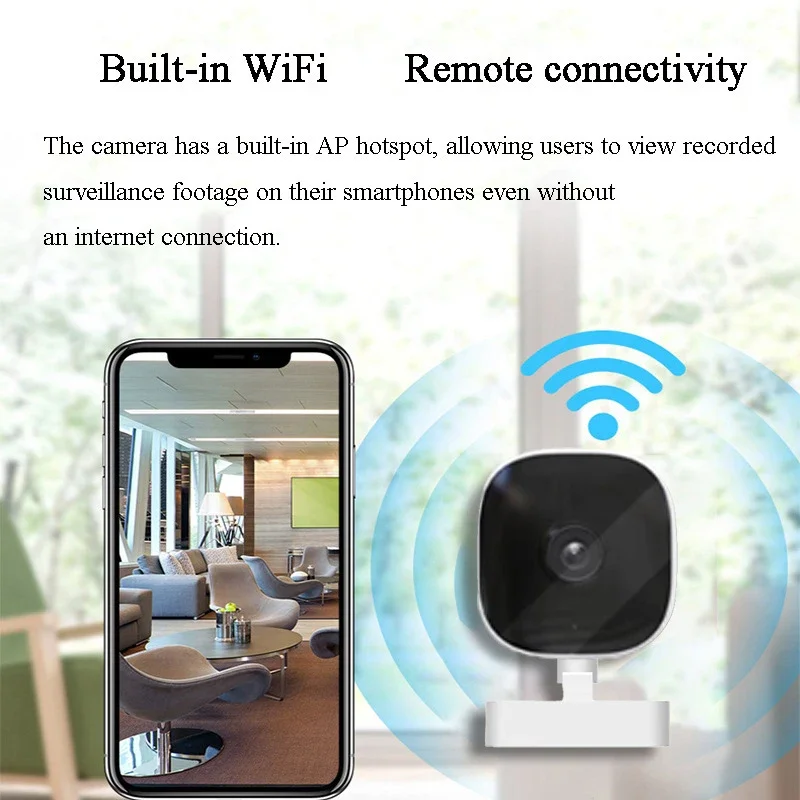 신형 미니 보안 카메라 4K 풀 컬러 와이파이 야간 투 - Home Security Images 리뷰 및 가격